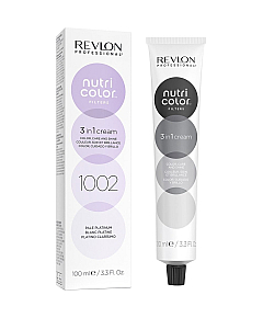 Revlon Professional Nutri Color Filters - Прямой краситель без аммиака, оттенок 1002 Светлая платина, 100 мл